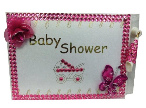 Butterfly Theme Baby Shower Guest Book - Elegant Signature Book for Baby Shower Parties, Gender Reveals & Newborn Celebrations - Perfect Keepsake for Parents & Guests