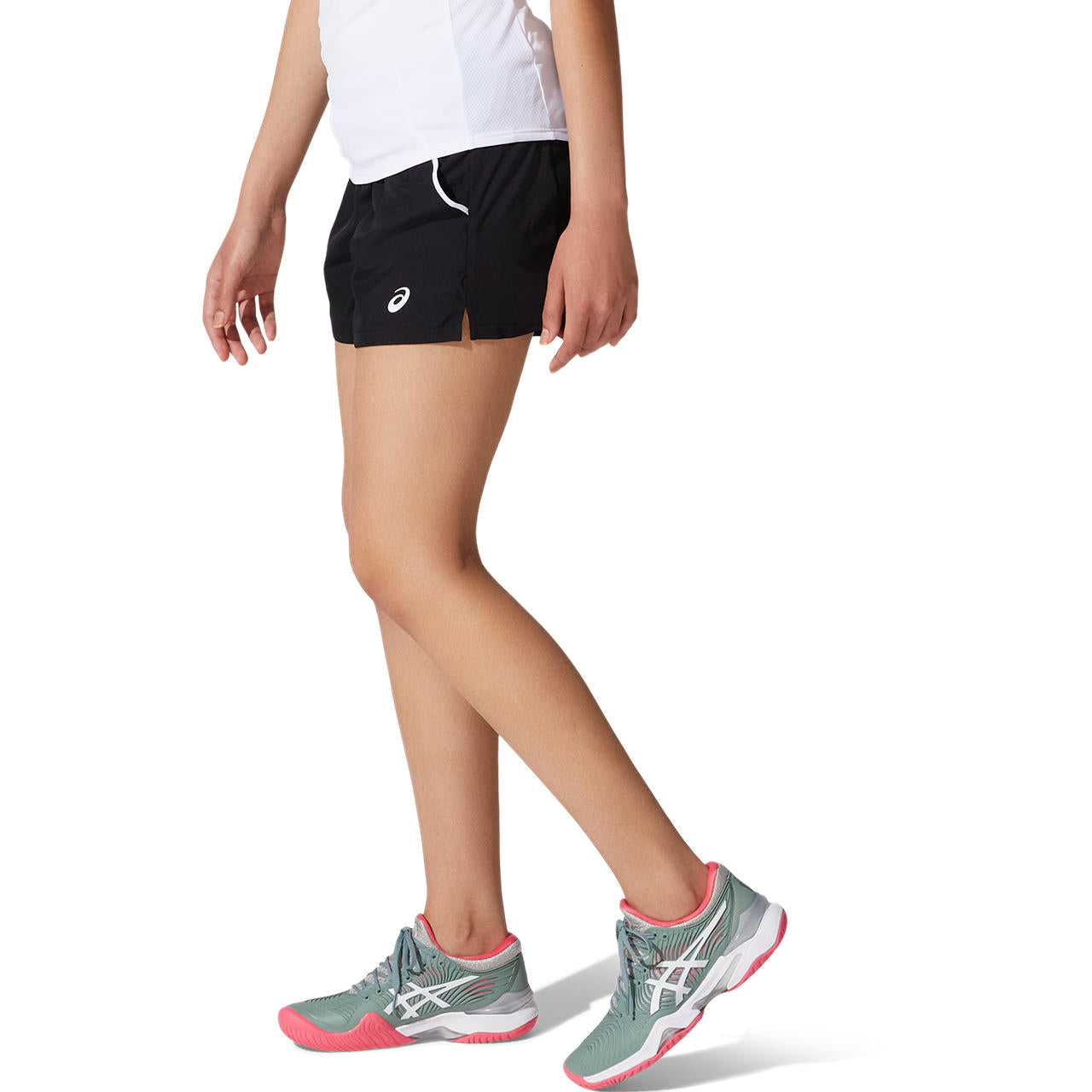ASICS Women's Court Short - Black Tennis & Volleyball Shorts for Women | Comfortable Athletic Shorts for Training, Gym & Casual Wear