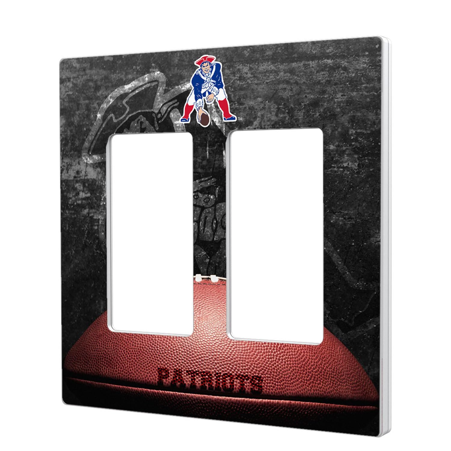 NFL Legendary Team Double Rocker Light Switch Plate Cover - Perfect for Game Rooms, Sports Bars & Fan Cave Decor