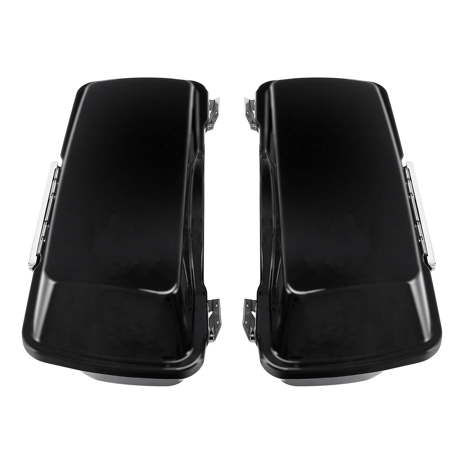 Premium Matte Black Hard Saddlebags & Trunk for Harley Touring Models (Road King, Street Glide, Ultra Classic FLHT/FLHR/FLHX) 1994-2013 - Waterproof Motorcycle Luggage for Long Distance Riding & Touring