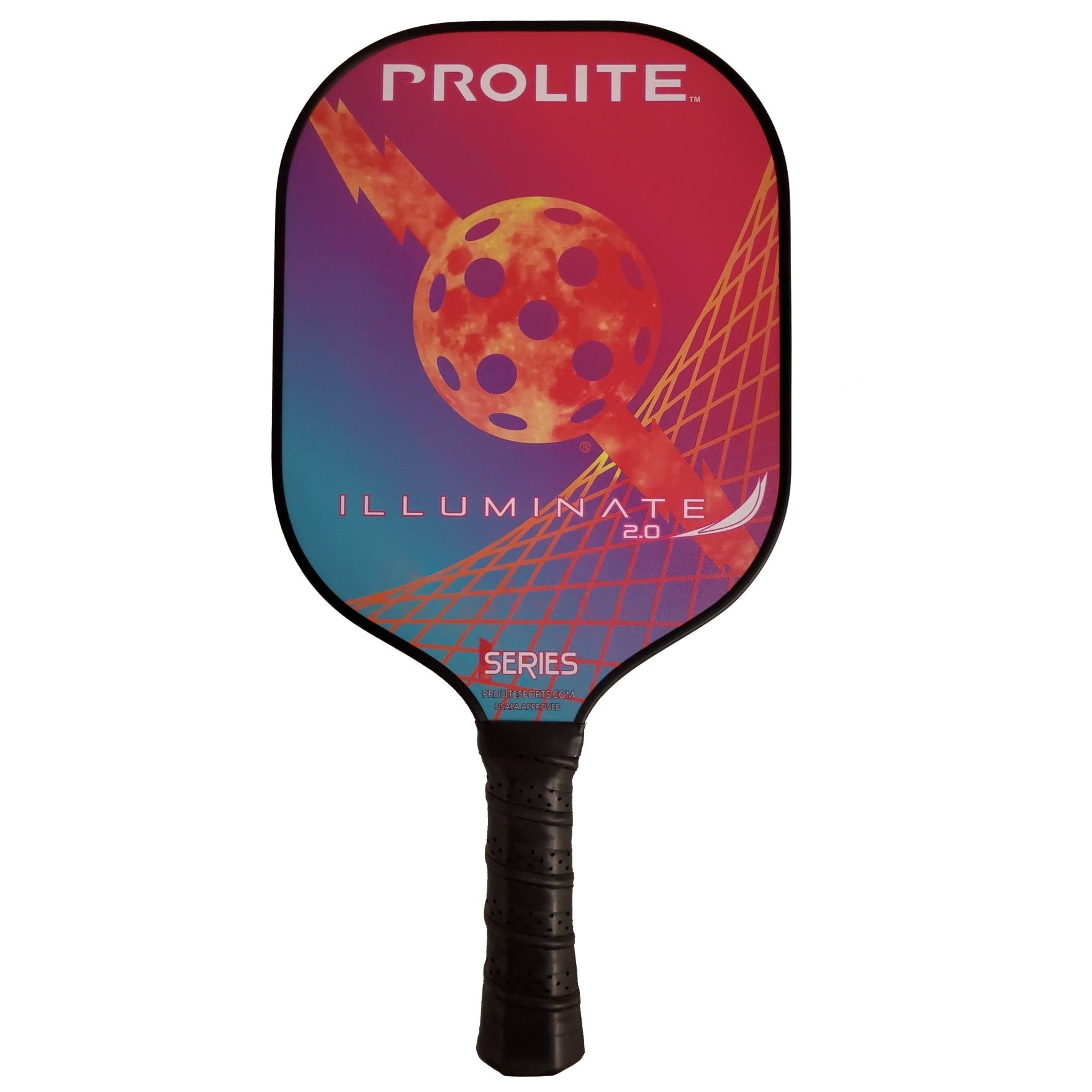 PROLITE Illuminate 2.0 I Series Pickleball Paddle - Lightweight Carbon Fiber Paddle for Competitive Play | Perfect for Indoor & Outdoor Court Games, Tournaments & Practice Sessions