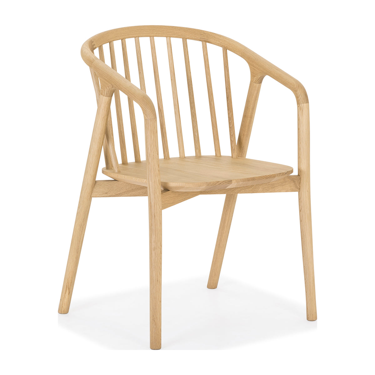 Modern Lake Dining Chair - Sturdy Wooden Chair for Kitchen, Dining Room & Outdoor Patio - Comfortable & Elegant Home Furniture for Family Gatherings
