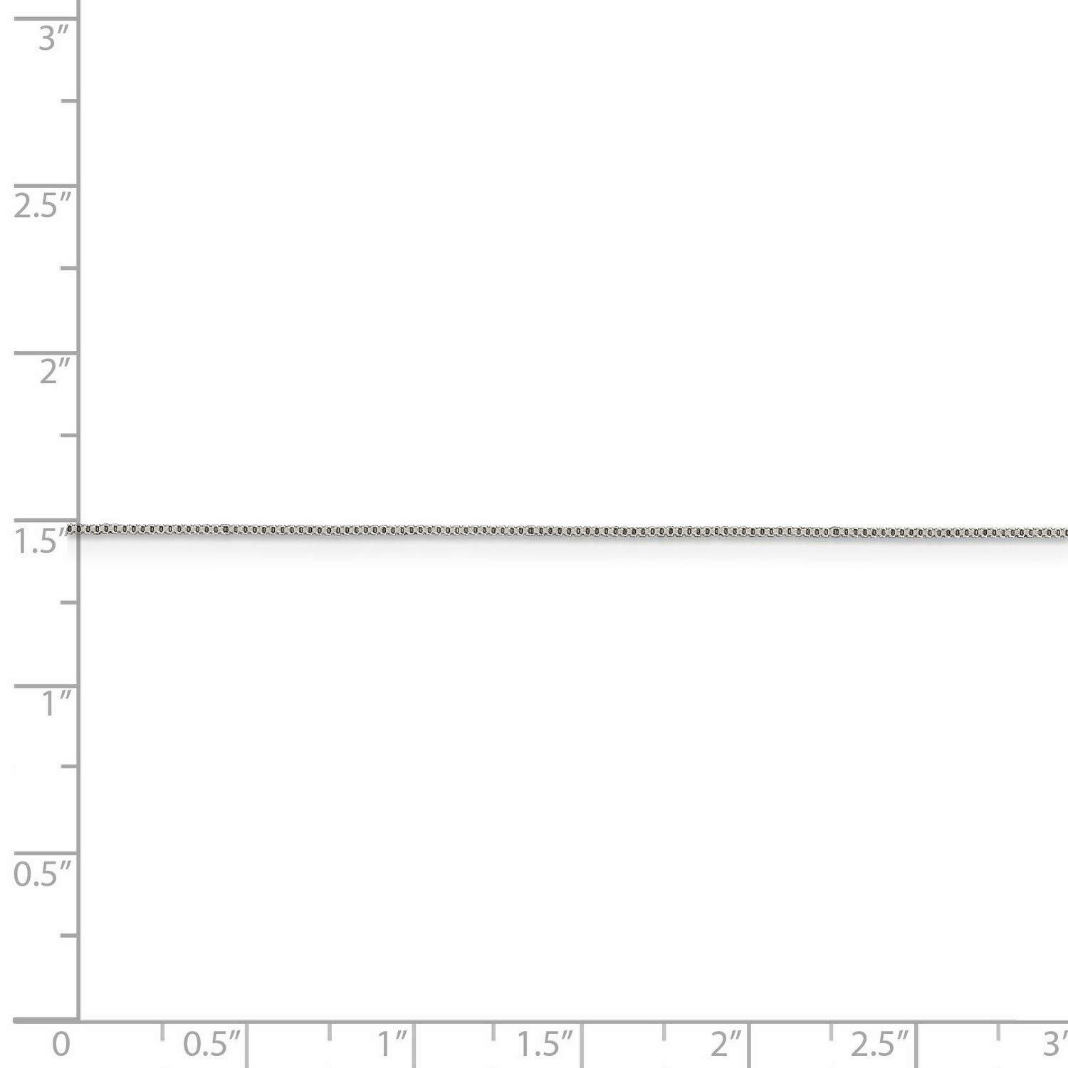 .925 Sterling Silver Classic Box Chain Necklace, Bracelet or Anklet - Elegant Jewelry for Women, Men & Teens - Perfect for Gifts, Parties & Everyday Wear