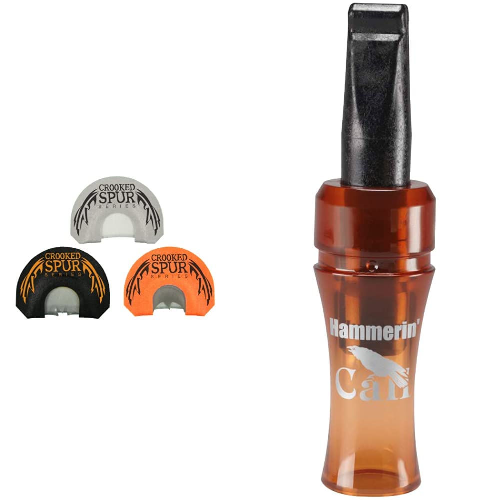 FOXPRO Crooked Spur Mouth Call Combo - Premium Turkey Hunting Call Kit for Realistic Game Sounds | Perfect for Hunting, Practice & Outdoor Adventures
