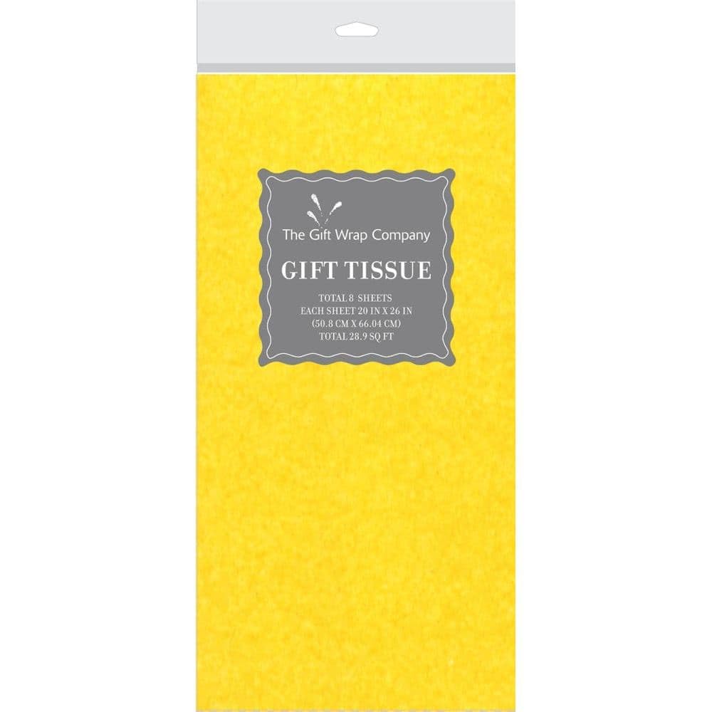 Bright Yellow Gift Wrap Tissue Paper - Premium Quality for Birthday, Christmas & Party Presents - Bulk Pack for Gift Bags, Boxes & DIY Crafting