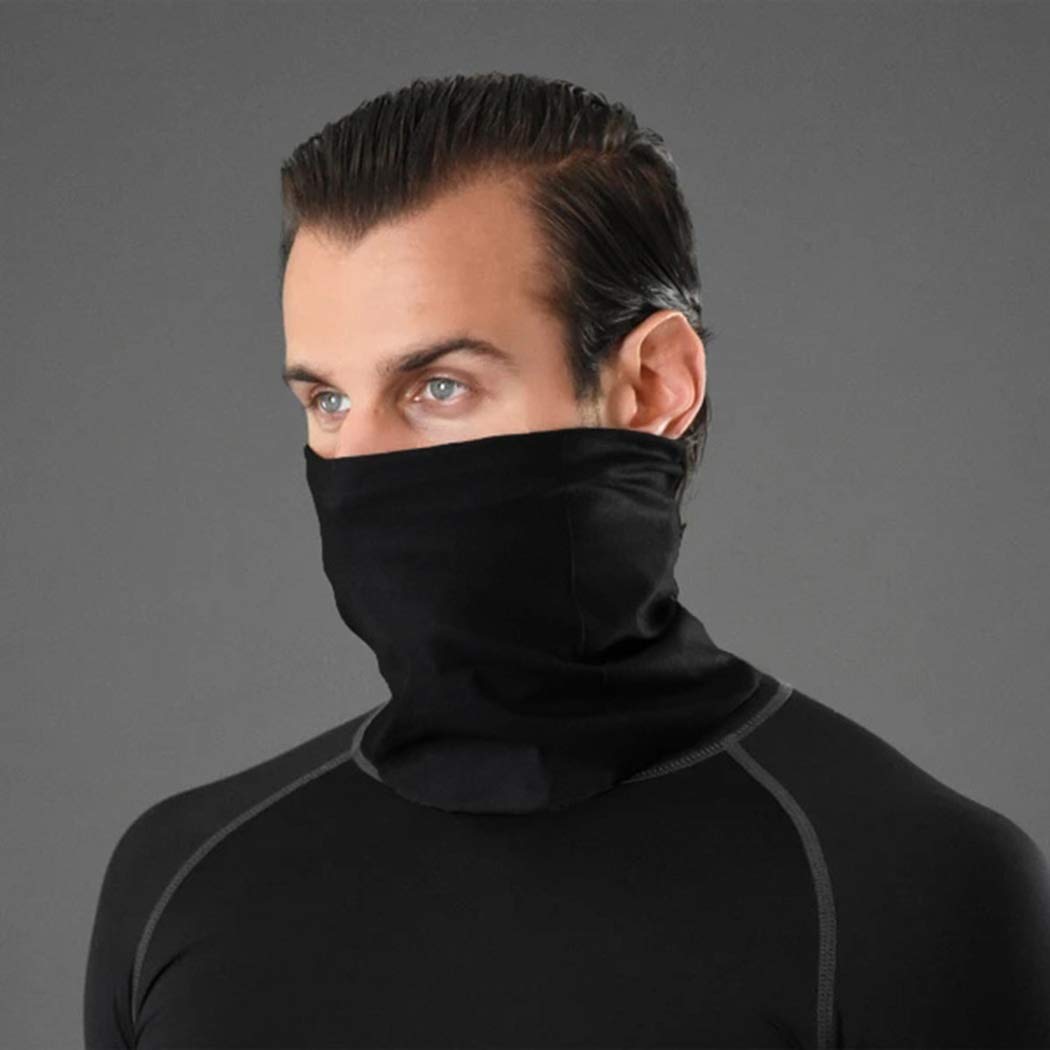 Skull Print Neck Gaiter - Lightweight Windproof Face Mask & Bandana for Outdoor Activities, Cycling, Running, and Hiking