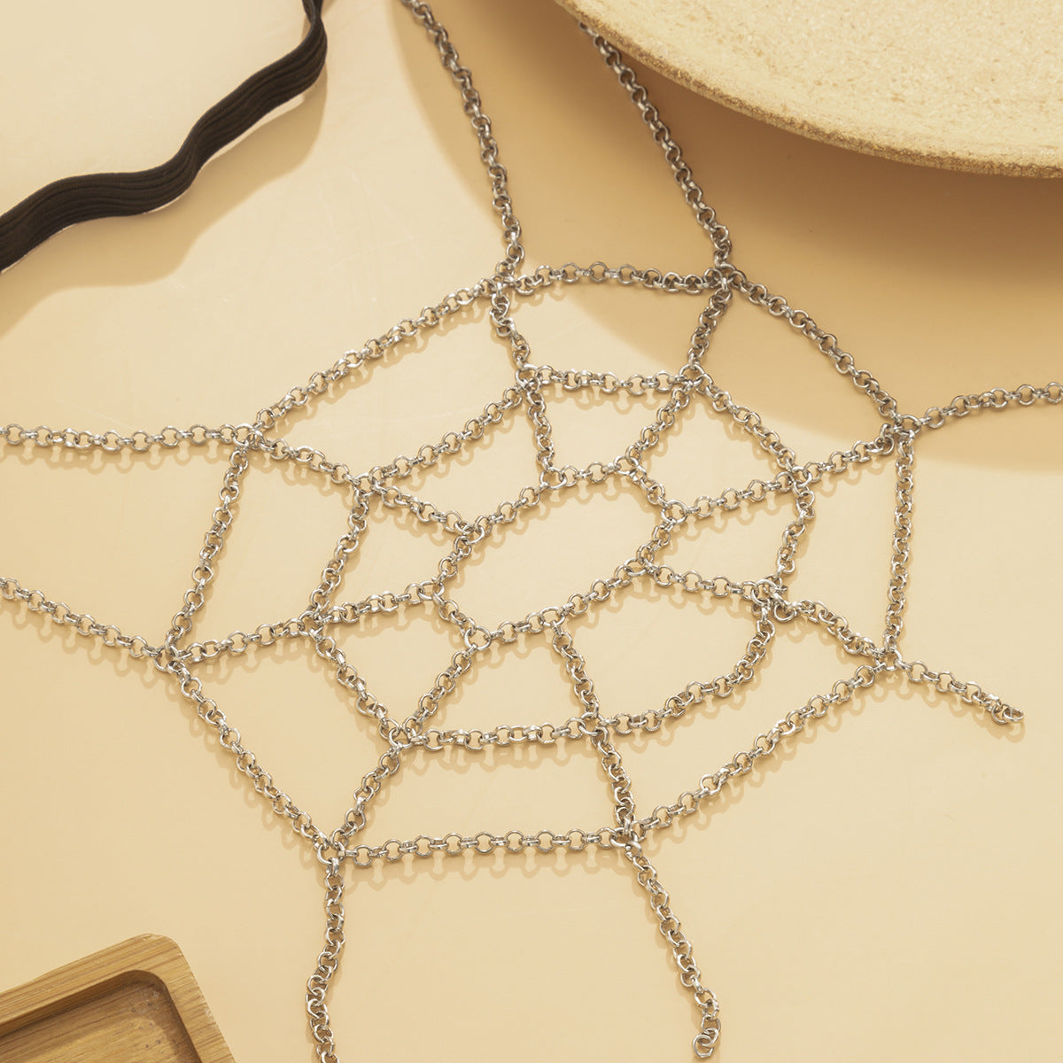 Elegant Women's Geometric Body Chain Jewelry - Stylish Layering Piece for Parties, Beach & Boho Fashion