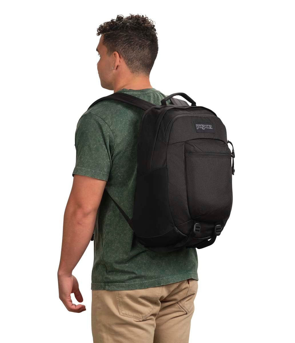 JanSport Journey Pack Backpack - Lightweight Durable School & Travel Backpack for Men & Women - Perfect for College, Hiking, Commuting & Everyday Use (Black)