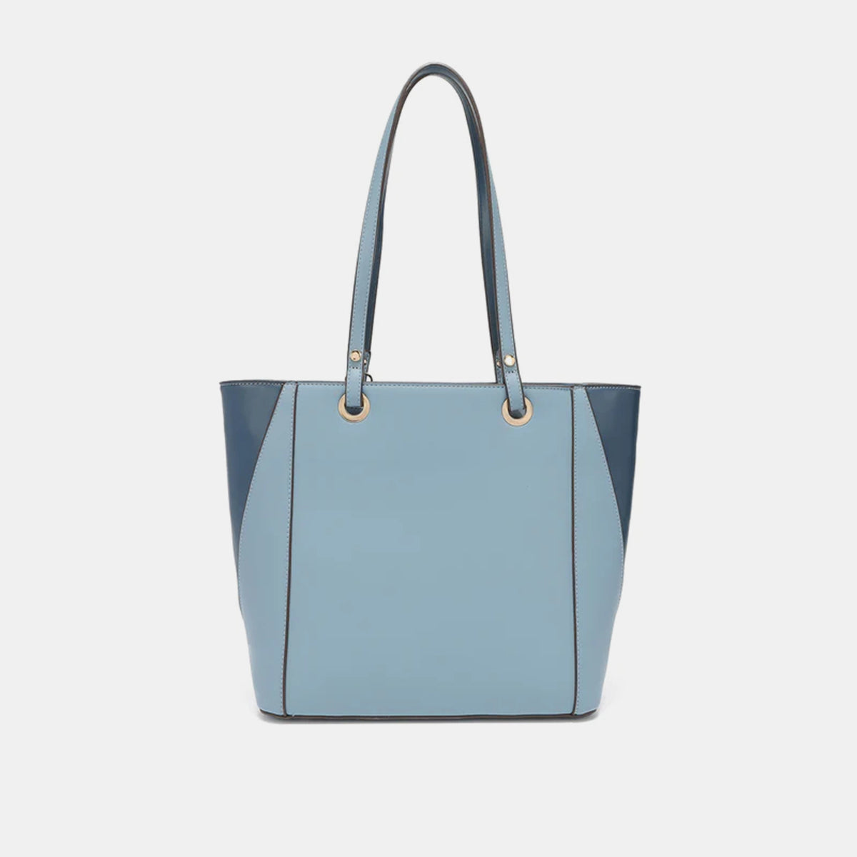 Nicole Lee USA 3-Piece Letter Print Textured Handbag Set - Stylish Tote, Crossbody & Clutch for Women | Perfect for Work, Travel & Daily Use