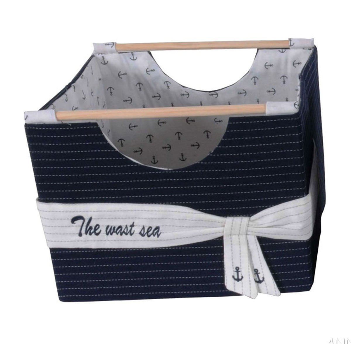 Anne Home Set of 3 Foldable Fabric Storage Baskets for Kids - Multi-Size Organizer Bins for Toys, Books & Clothes - Perfect for Nursery, Playroom & Shelves Storage