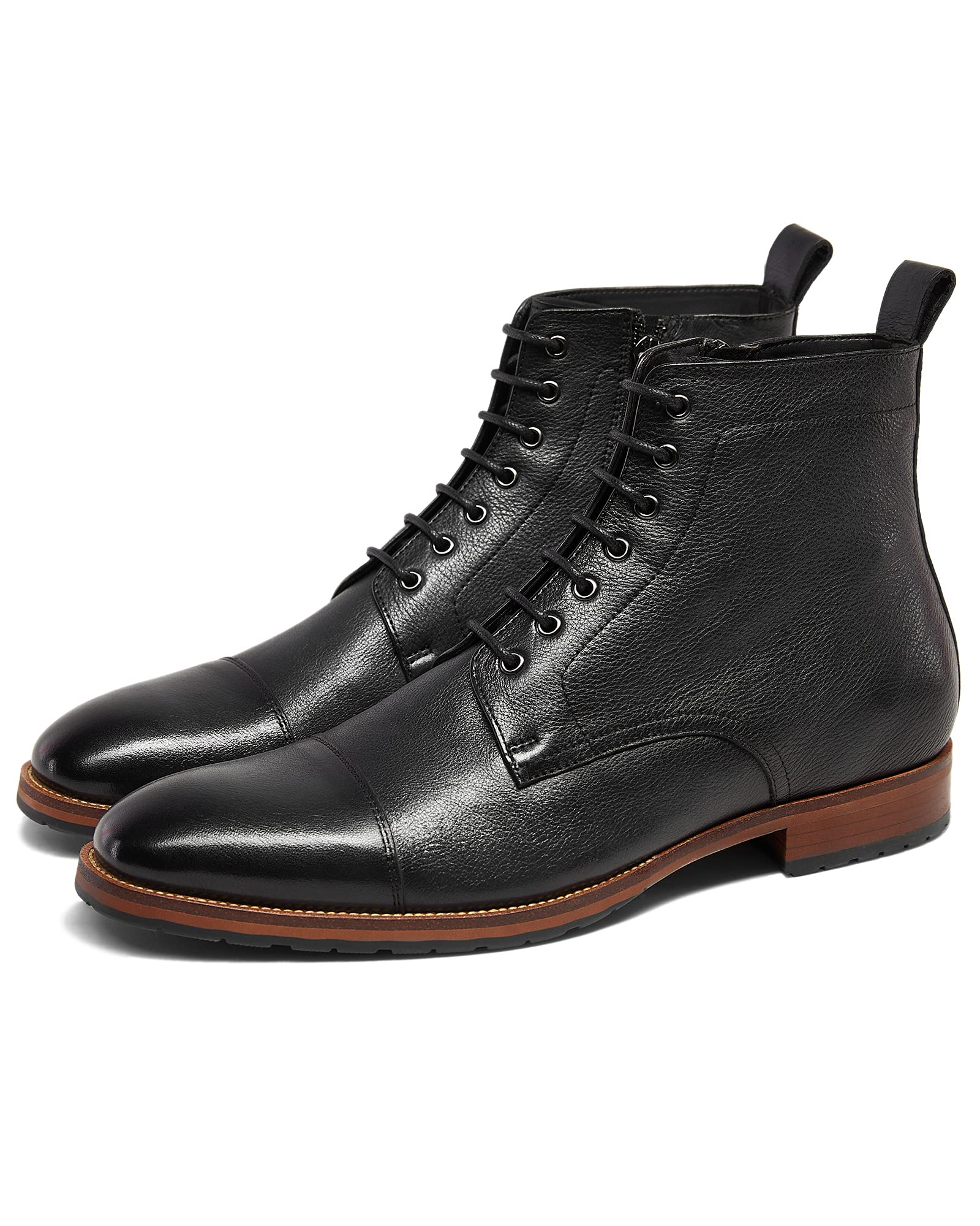 Men's Leather Chukka Boots - Casual & Dress Boots for Everyday Wear, Office & Outdoor Activities
