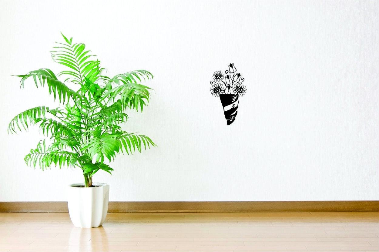 Heart Love You Wall Decal Sticker - 12x12 Inches Home Decor Art for Bedroom, Living Room & Nursery