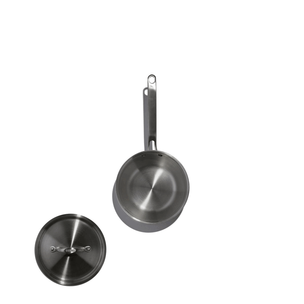 Heritage Steel 2 Quart Saucier Pan with Lid - Premium Stainless Steel Saucepan for Cooking, Simmering & Sauteing - Perfect for Home Chefs & Professional Kitchens