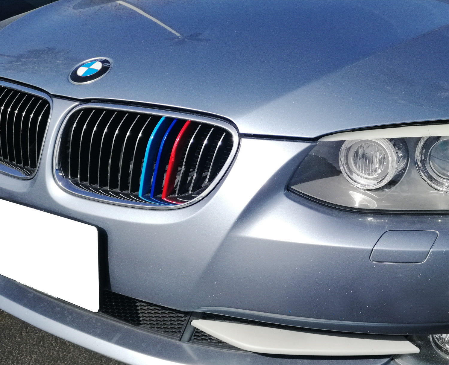 BMW E92 E93 3 Series Coupe M Color Grille Insert Trims with 13 Beams - Compatible with 2011-2013 Models | Stylish Front Grille Upgrade for Enhanced Appearance & Sporty Look