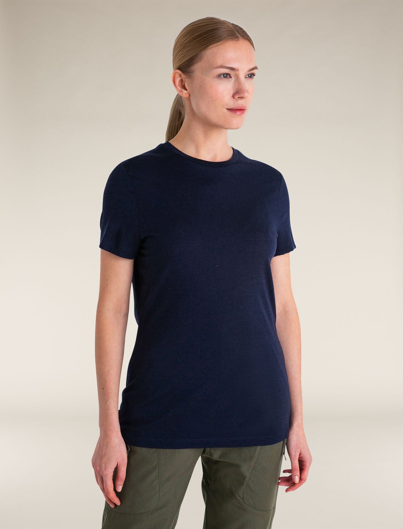 Icebreaker Merino 150 Tech Lite III Short Sleeve Shirt for Women - Lightweight Merino Wool Base Layer for Hiking, Running & Outdoor Activities