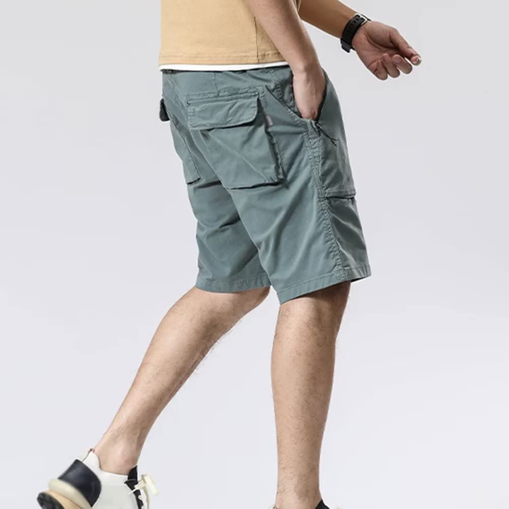 Men's Lightweight Cargo Shorts for Hiking, Camping & Travel - Outdoor Casual Summer Shorts with Multiple Pockets | Perfect for Adventure, Gym & Everyday Wear