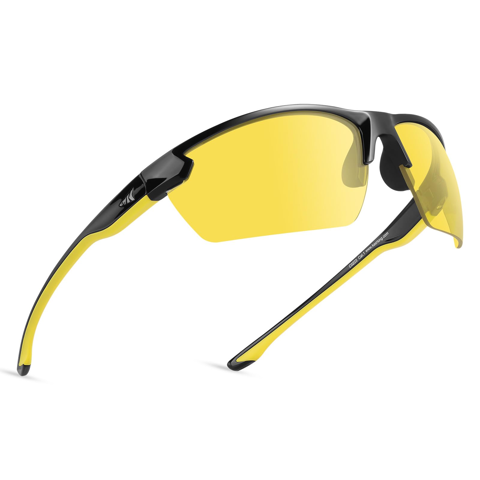 KastKing IllumiLens Night Vision Glasses - Anti Glare Driving Glasses for Men & Women - Enhances Night Vision & Reduces Headlight Glare - Perfect for Night Driving, Fishing, and Outdoor Activities