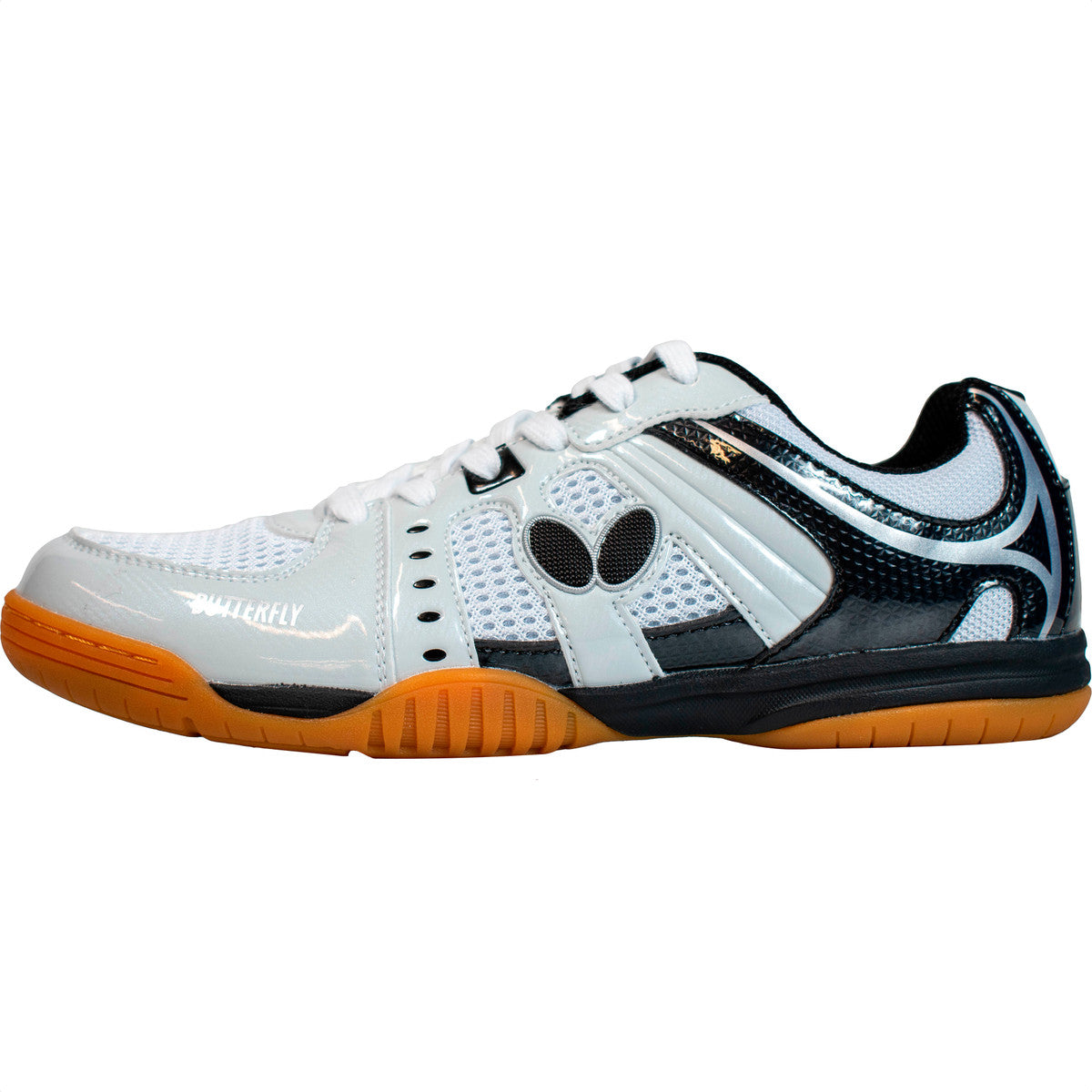 Butterfly Lezoline Unisex Table Tennis Shoes for Men & Women - Lightweight & Non-Slip Indoor Court Shoes for Ping Pong & Badminton [Black]