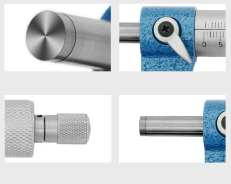 OCEAN Mechanical Digital Outside Micrometer - Precision Measuring Tool for Metalworking, Machining & Engineering (0-1 Inch Range)