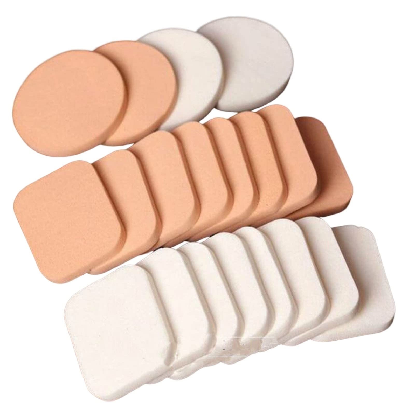 20pcs Makeup Sponges - Pink Beauty Blender for Liquid & Powder Foundation - Soft Latex-Free Cosmetic Sponge for Flawless Makeup Application - Perfect for Daily Use, Travel & Professional Makeup Kits