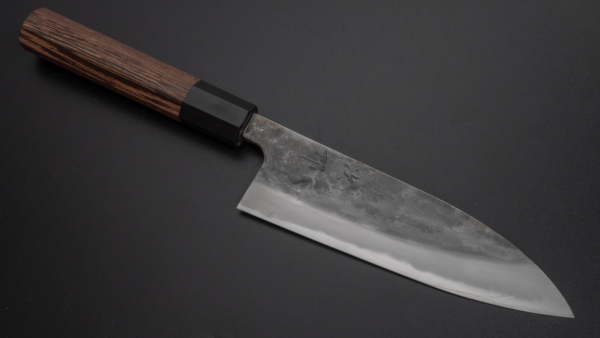 Jiro Tsuchime Petty Knife 150mm - High Carbon Steel Blade with Taihei Tagayasan Handle - Perfect for Slicing, Dicing & Precision Kitchen Tasks (#248)