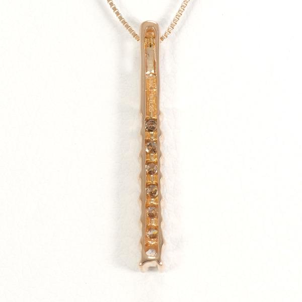 18K Pink Gold Diamond Necklace for Women - Elegant Rose Gold Pendant with Genuine Diamonds - Perfect for Weddings, Anniversaries & Special Occasions