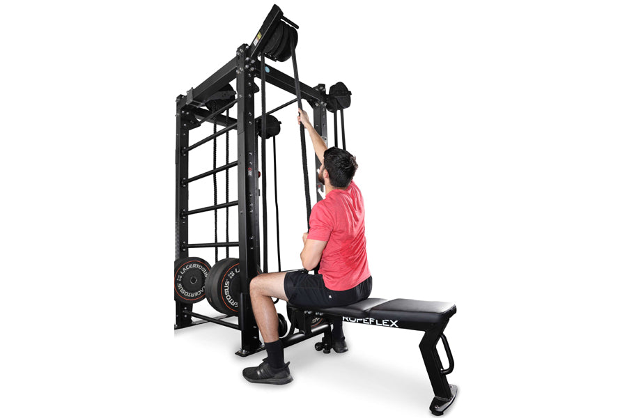 Ropeflex RX2100 Portable Attachable Rope Trainer for Home & Gym Workouts - Perfect for Strength Training, Cardio, and Fitness Enthusiasts