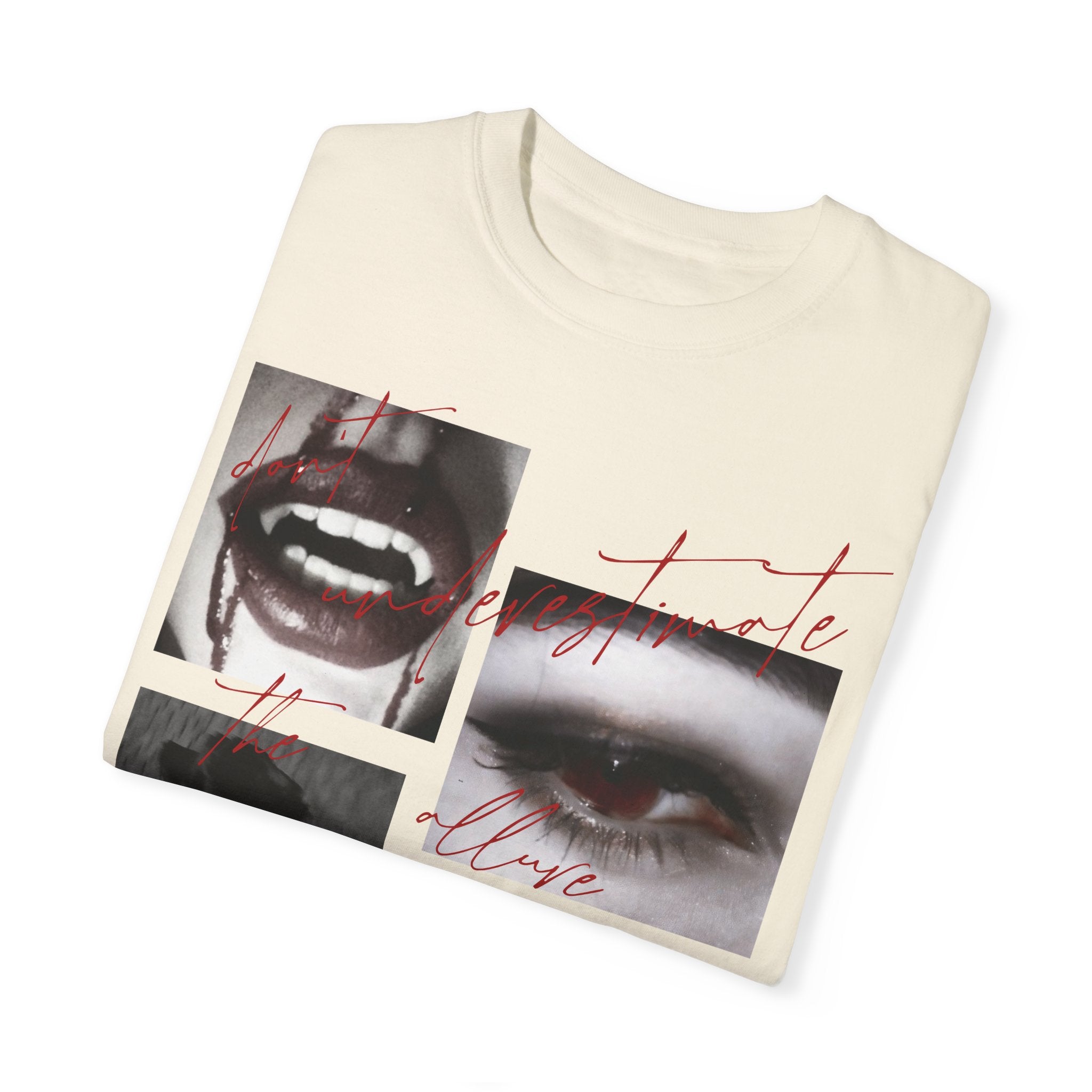Allure of Darkness T-Shirt | Gothic Graphic Tee for Men & Women | Perfect for Halloween, Concerts & Alternative Fashion