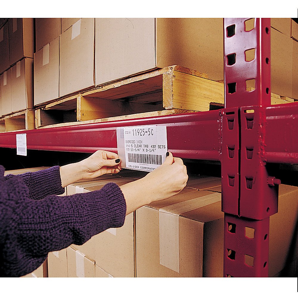 Aigner Superscan 6x4 Inch Magnetic Label Holders - Pack of 50 - Self-Adhesive & Durable for Retail, Warehouse & Shipping Labels - Perfect for Inventory Management, Product Tagging & Barcode Scanning
