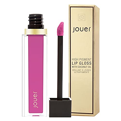 Jouer High Pigment Vegan Lip Gloss for Men & Women - Buildable Full Coverage Lipstick with Warm & Cool Shades, Healthy Ingredients, Paraben & Gluten Free, Cruelty Free - Perfect for Daily Wear, Parties & Special Occasions