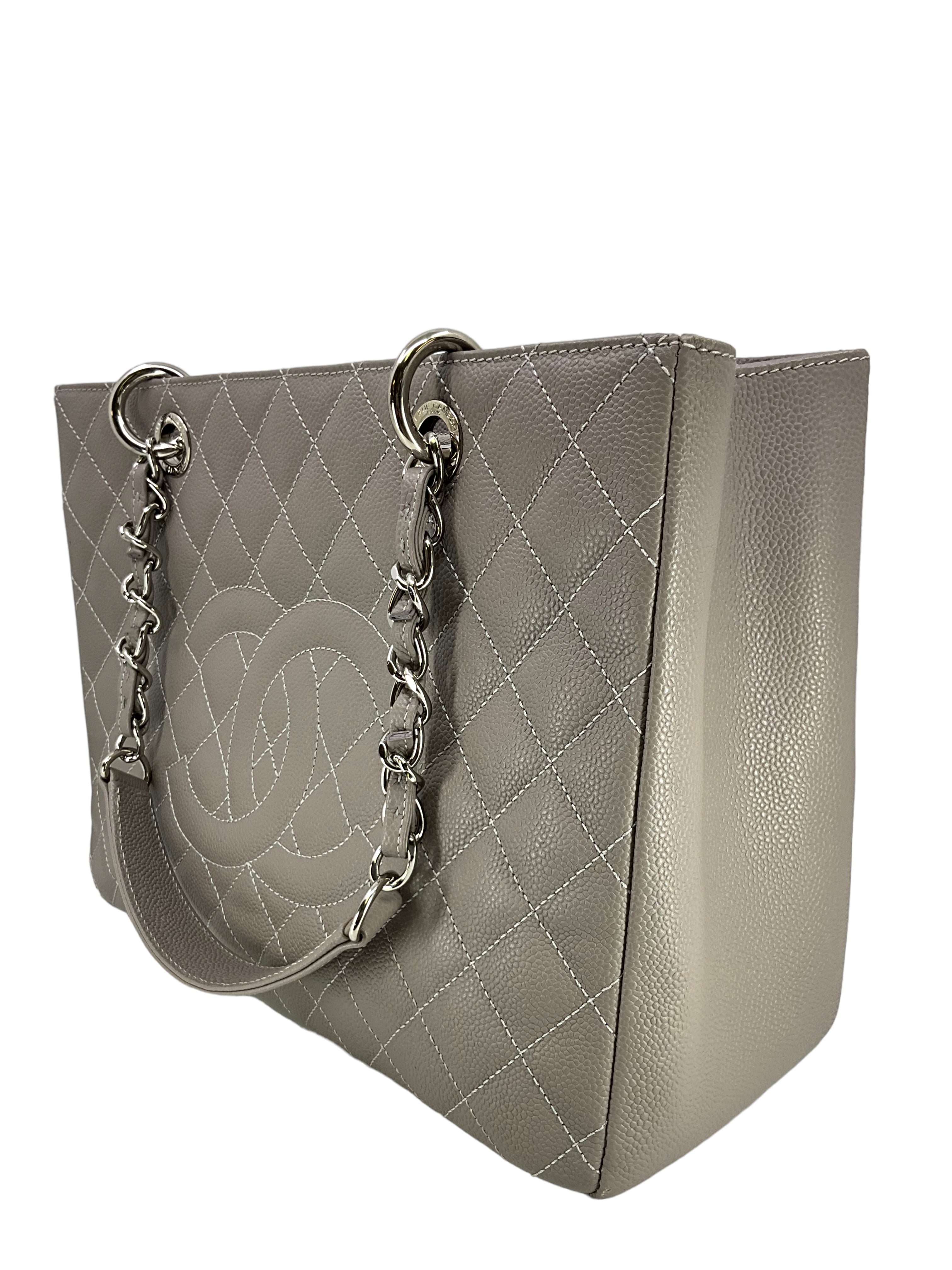 CHANEL GST Grand Shopping Tote Bag - Luxury Leather Handbag for Women | Perfect for Work, Travel & Everyday Use