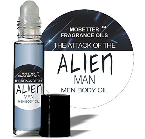 Alien Man Inspired Oriental Woody Fragrance Body Oil for Men - Long Lasting, Travel Size - Perfect for Gifting, Date Nights & Daily Wear