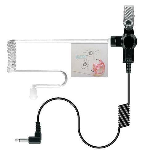 EPG 1369M Professional Earphone Kit with Acoustic Tube - 2.5mm Black Headphones with Comfortable Ear Inserts for Music, Gaming & Call Center Use