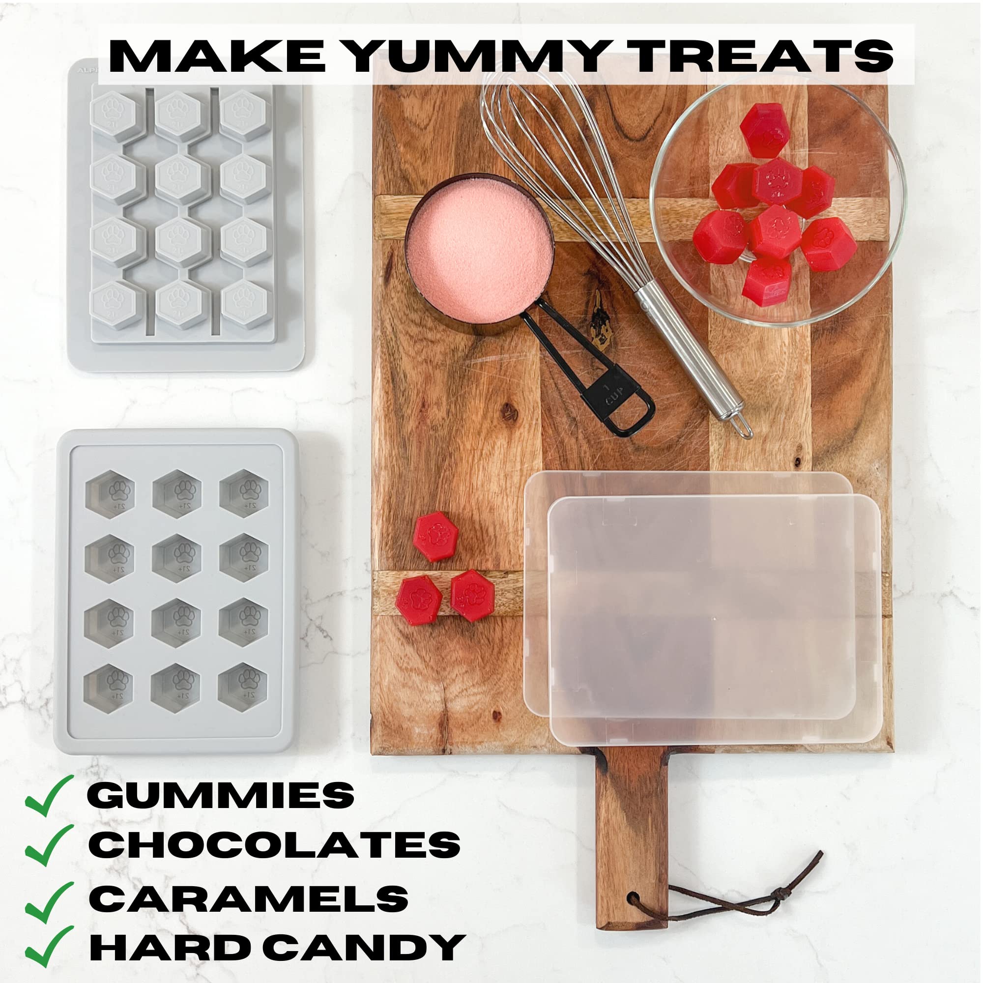 Decarboxylator & Infuser Machine - Magic Butter Maker for Homemade Edibles, Gummies, Oils & Tinctures | Easy to Use, Mess-Free Design | Includes Recipe eBook & 2 Gummy Molds | Perfect for DIY Cannabis Cooking, CBD Infusions & Kitchen Creations