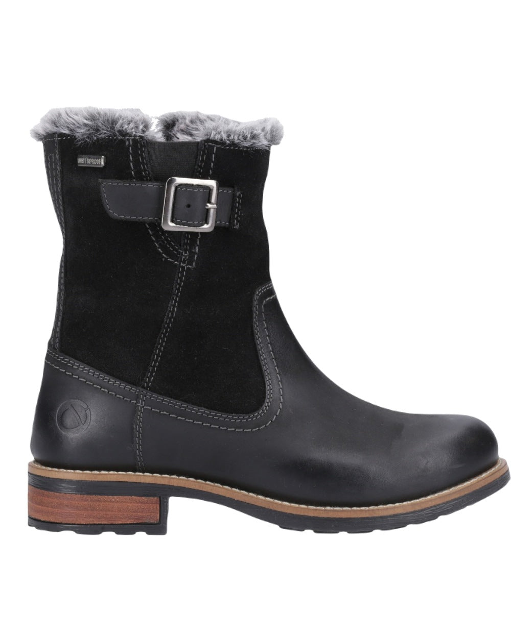 Cotswold Women's Kemerton Ankle Boots - Waterproof Leather Chelsea Boots for Women, Comfortable Slip-On Winter Booties with Cushioned Insoles | Perfect for Casual Outfits, Office Wear & Outdoor Activities