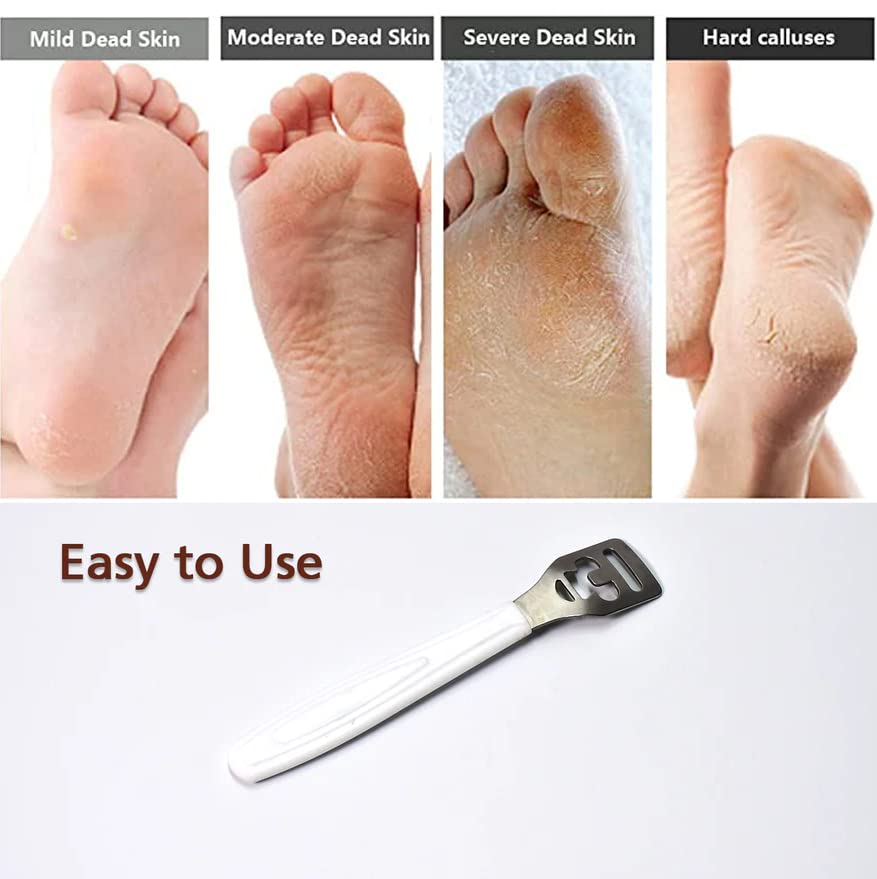 MeeTo Callus Shaver - Stainless Steel Foot Razor for Dead Skin Removal | Pedicure & Heel Care at Home