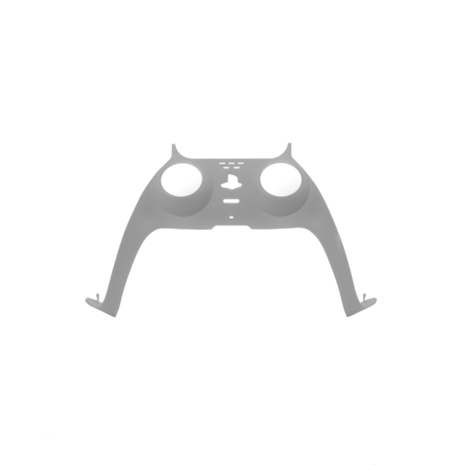 Custom Gray PS5 Controller Faceplate - Easy Install for Gaming