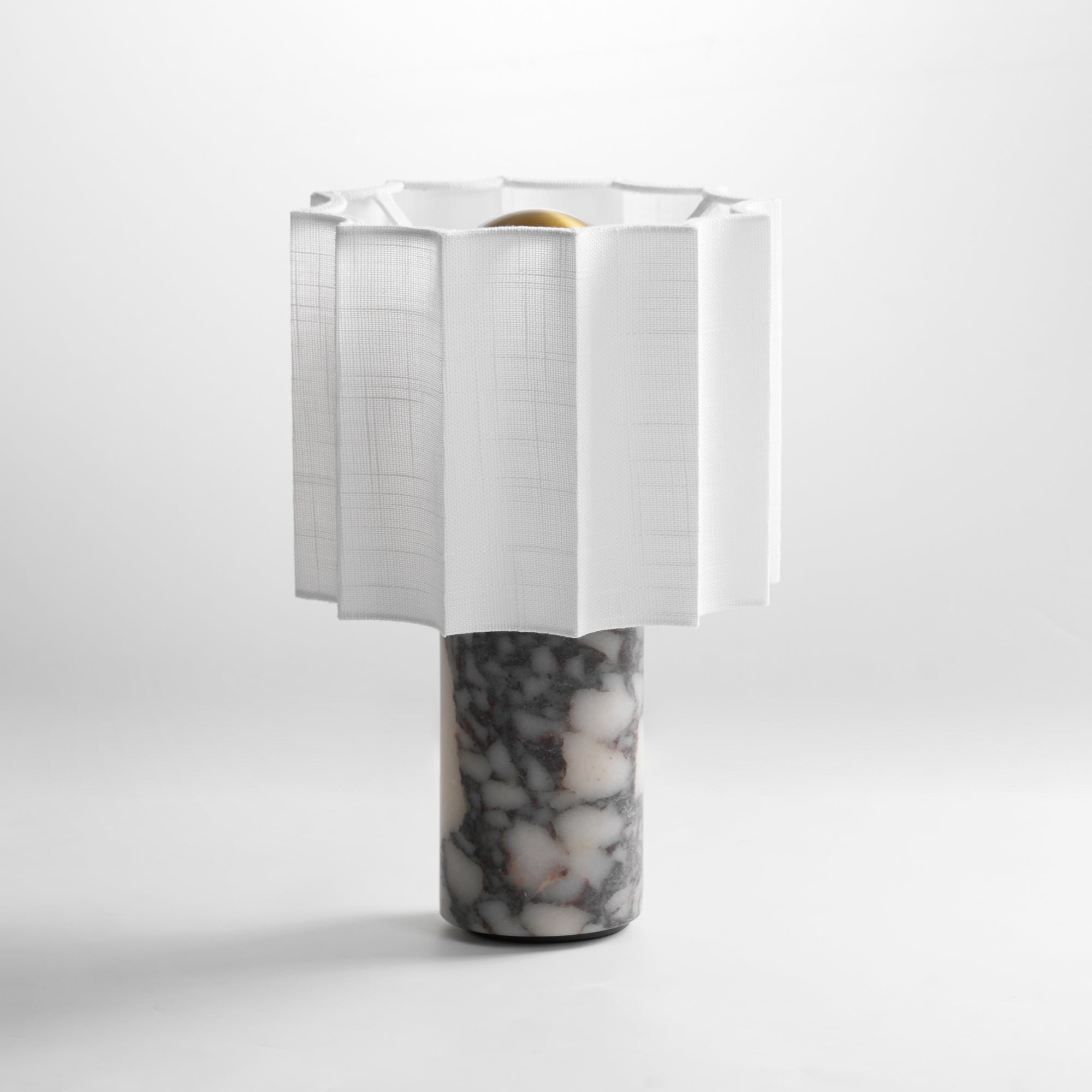 Orbis Veil Table Lamp - Modern LED Nightstand Light for Bedroom, Living Room & Office - Dimmable Touch Control with Warm White Light