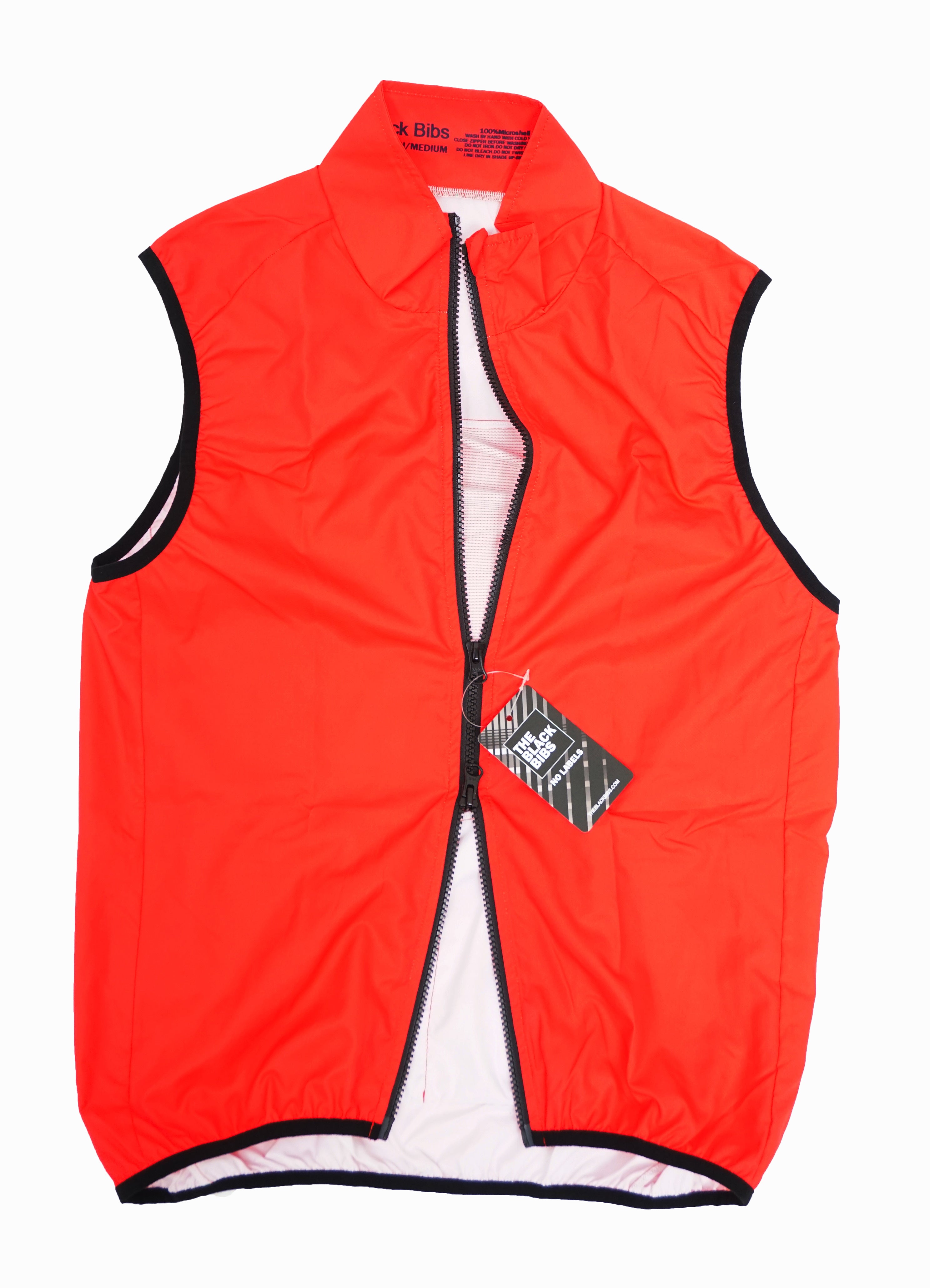 Lightweight Windproof Vest for Men & Women - Breathable Red Running Jacket for Outdoor Hiking, Jogging & Cycling | Windbreaker for All Seasons
