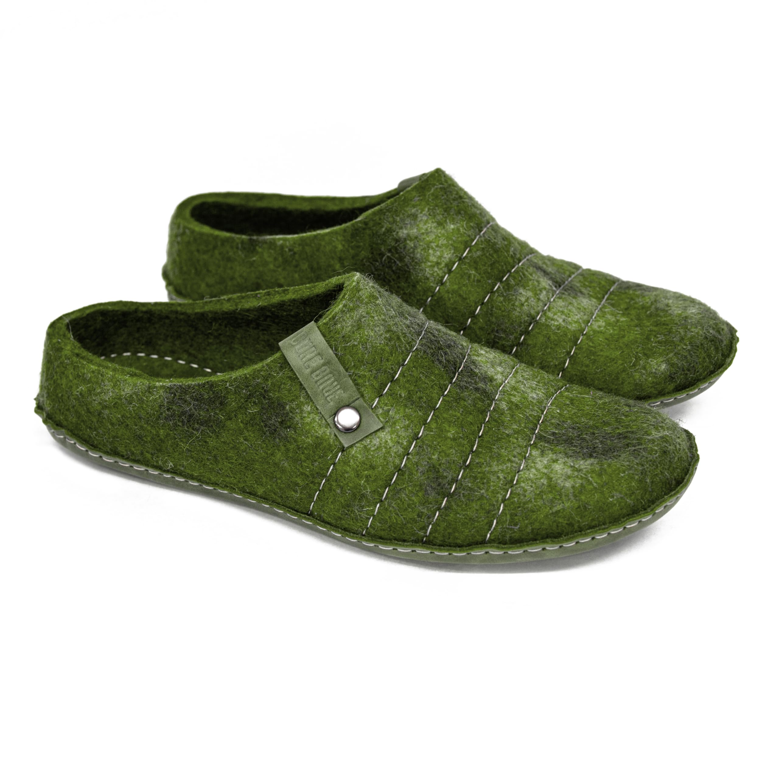 Men's Natural Boiled Wool Slippers - Warm Comfort House Shoes for Winter - Perfect Father's Day Gift for Dad - Ideal for Indoor Relaxation, Lounging & Cold Weather