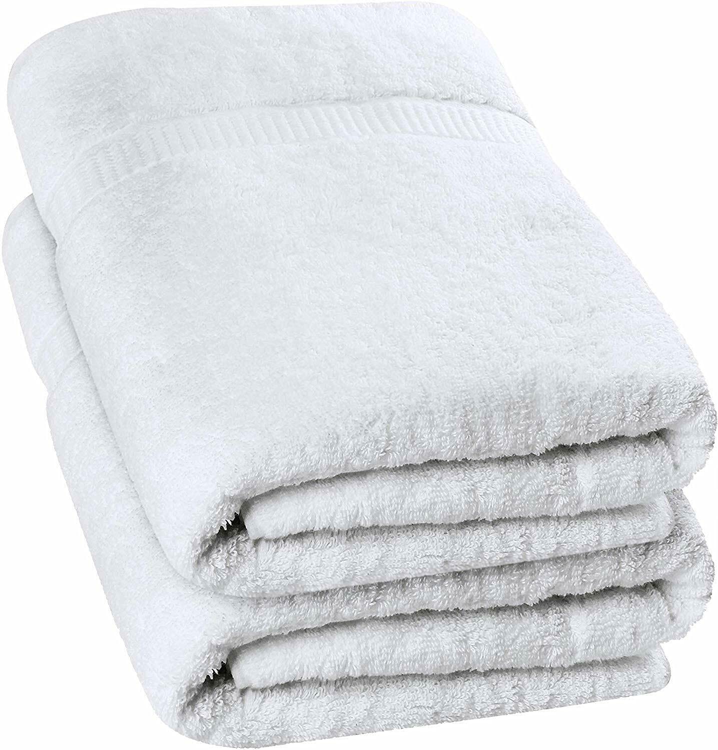 Luxury Jumbo Bath Sheets 2 Pack - Extra Large 35 x 70 Inch, Super Soft & Absorbent Cotton Towels for Bath, Shower, Spa - Perfect for Hotels, Gifts & Home Use
