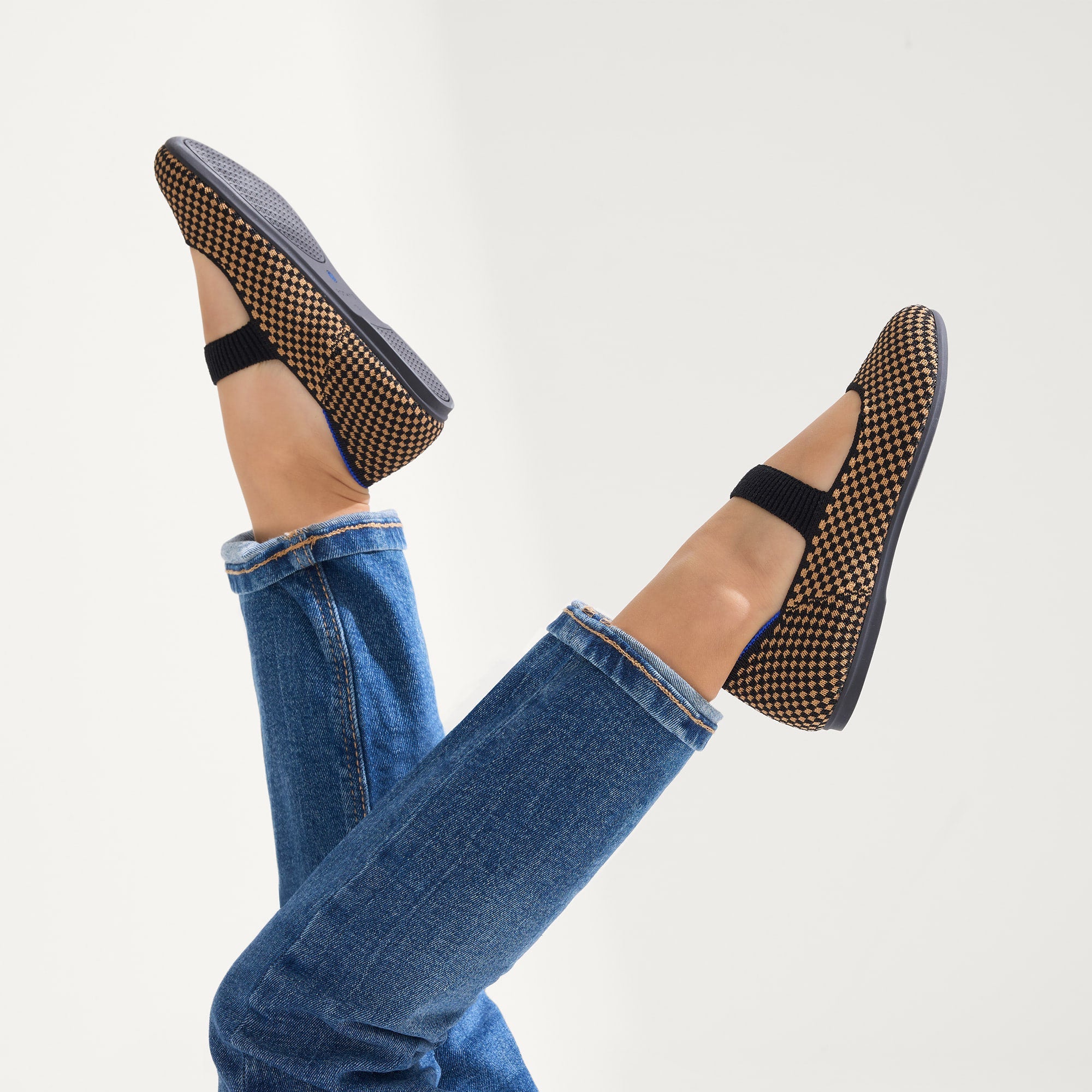 Kids Mary Jane Shoes - Wren Micro Check Style | Comfortable & Stylish for School, Parties & Special Occasions