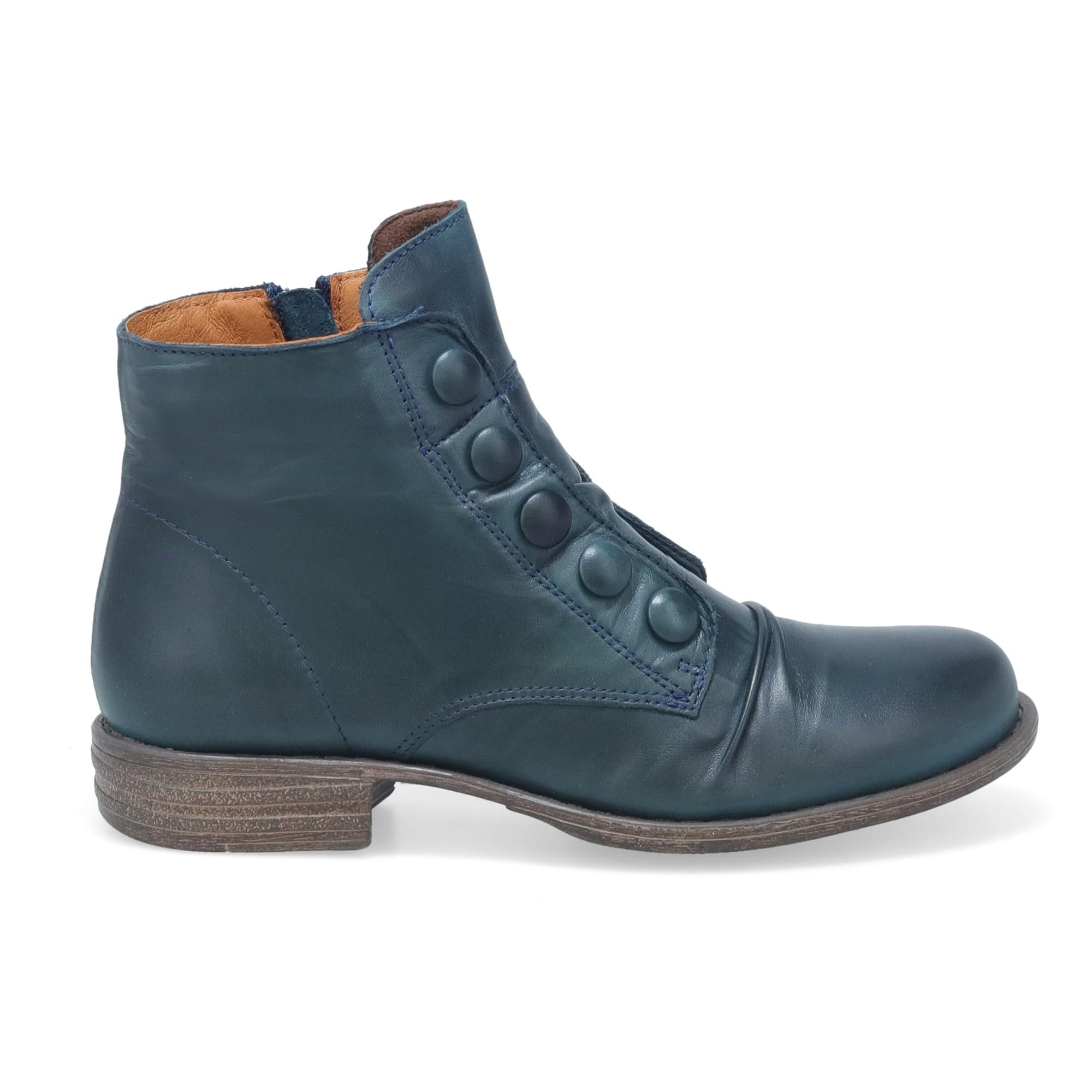 Miz Mooz Louise Women's Ankle Boots - Comfortable Leather Mid Calf Booties for Fall & Winter | Perfect for Office, Casual Outfits & Date Nights