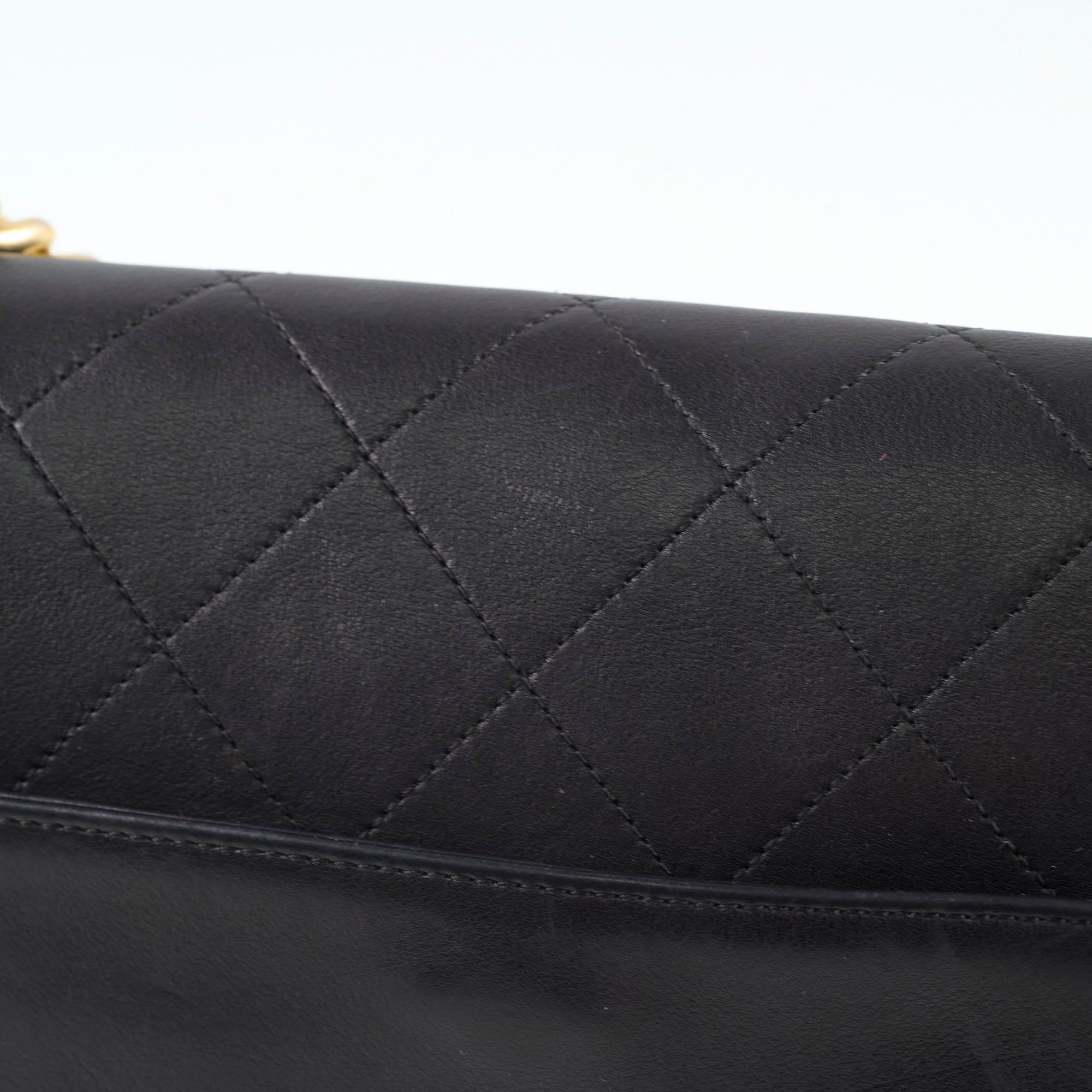 Chanel Paris in Rome Stitched Messenger Bag - Black Crossbody Purse for Women | Perfect for Work, Travel & Everyday Use