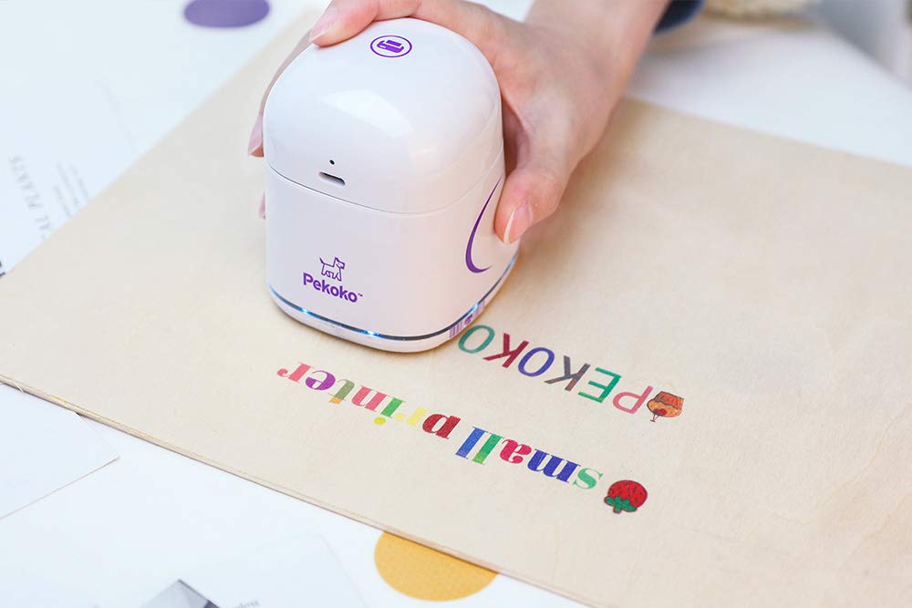 PEKOKO K1 Mini Handheld Inkjet Printer - Portable Label Maker for Paper, Wood, Fabric & More | Print Custom Text, Barcodes, QR Codes, Logos, Dates & Stickers | Perfect for Home, Office & Small Business Labeling Needs