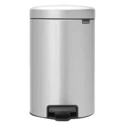 12L NEWICON Stainless Steel Step Trash Can - Touch-Free Pedal Bin for Kitchen, Bathroom & Office Waste Disposal