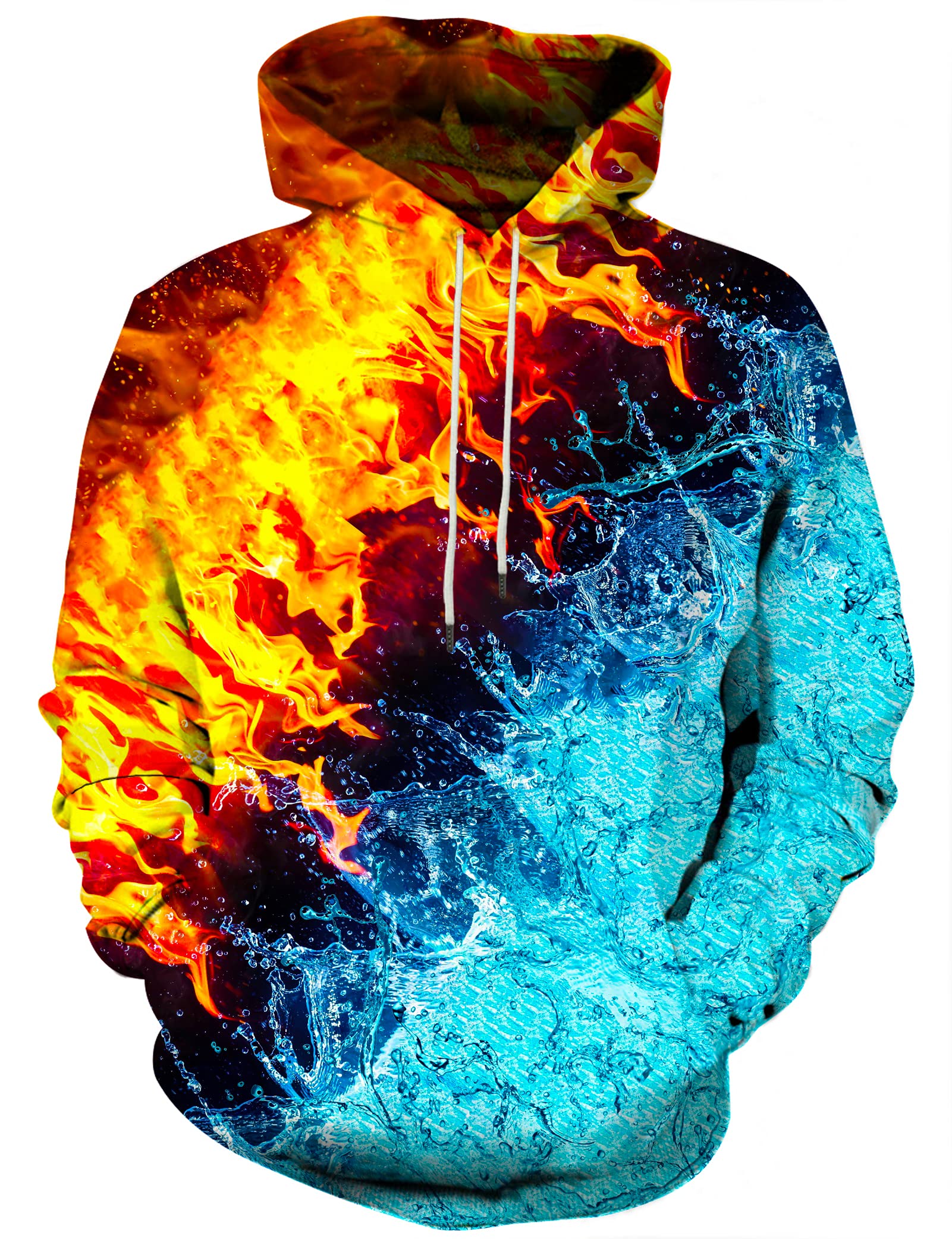 Stylish Unisex 3D Printed Hoodie - Long Sleeve Pullover Sweatshirt with Large Pockets for Men & Women | Perfect for Casual Wear, Street Fashion & Outdoor Activities