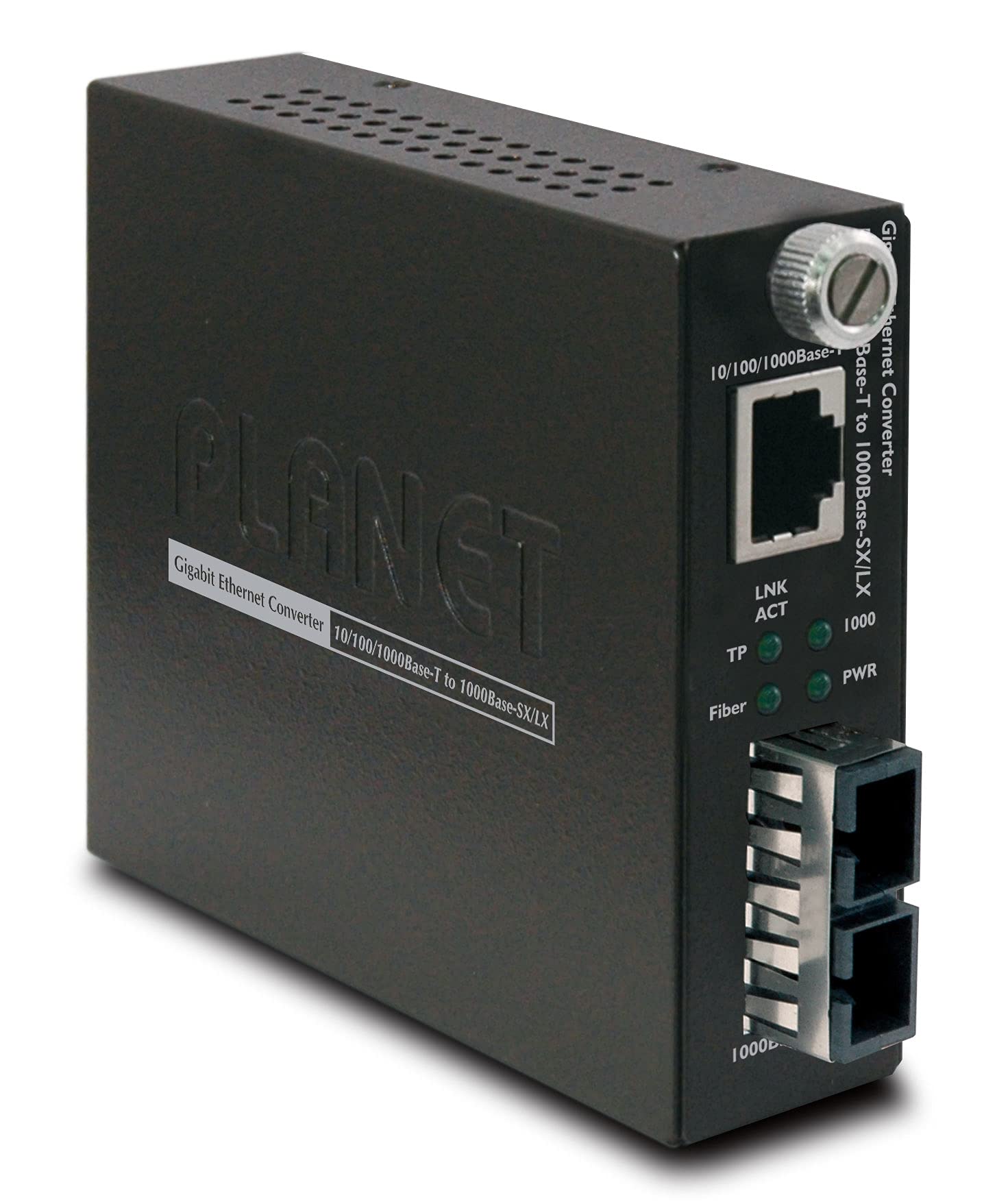 GST-802 10/100/1000Base-T to 1000Base-SX Gigabit Ethernet Media Converter - High-Speed Network Device for Office, Data Center & Home Networking
