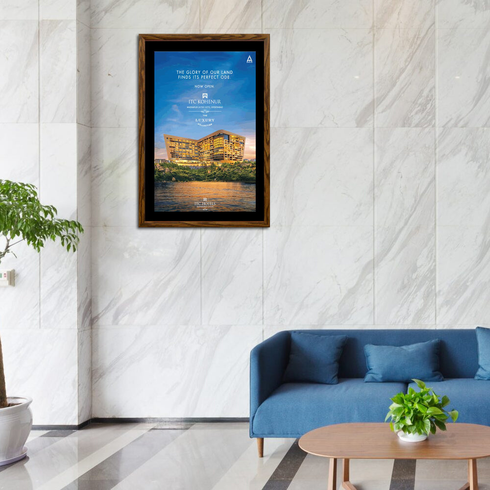 20x20 Designer Wood Snap Frames for Posters - 3 Wide Matboard Display - Perfect for Home Decor, Office Art & Gallery Exhibitions