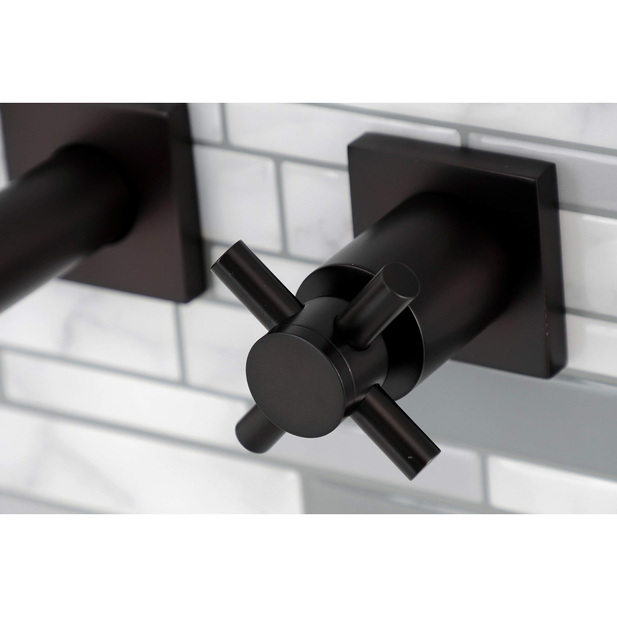 Kingston Brass KS6125DX Concord 8-Inch Widespread Bathroom Sink Faucet - Oil Rubbed Bronze Finish - 10